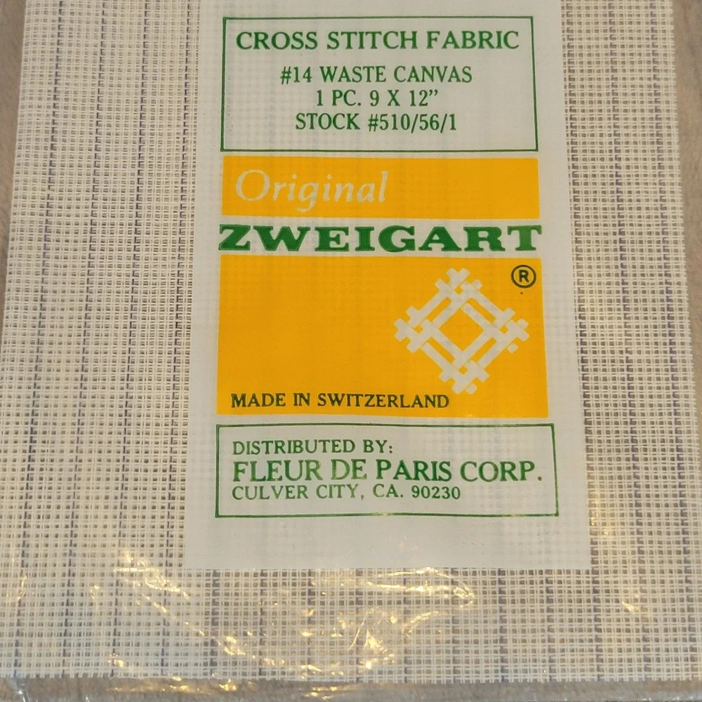 Zweigart Ben Franklin Cross Stitch Fabric‎ Bundle 10pc Multicolor 14 Count Aida